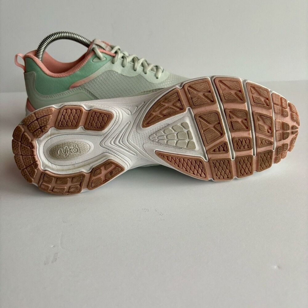 Ryka Sneakers Woman's size 7 US 37 EU Sky Walk Rush RK 206/ L 8189 green pink - Picture 6 of 9